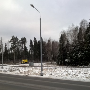 На заводе КЗМК изготовлены опоры освещения для участка Щелковского шоссе